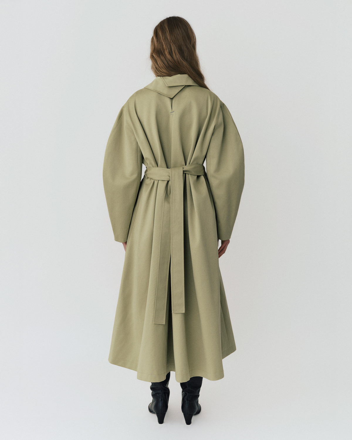 PISTACHIO TRENCH COAT №1