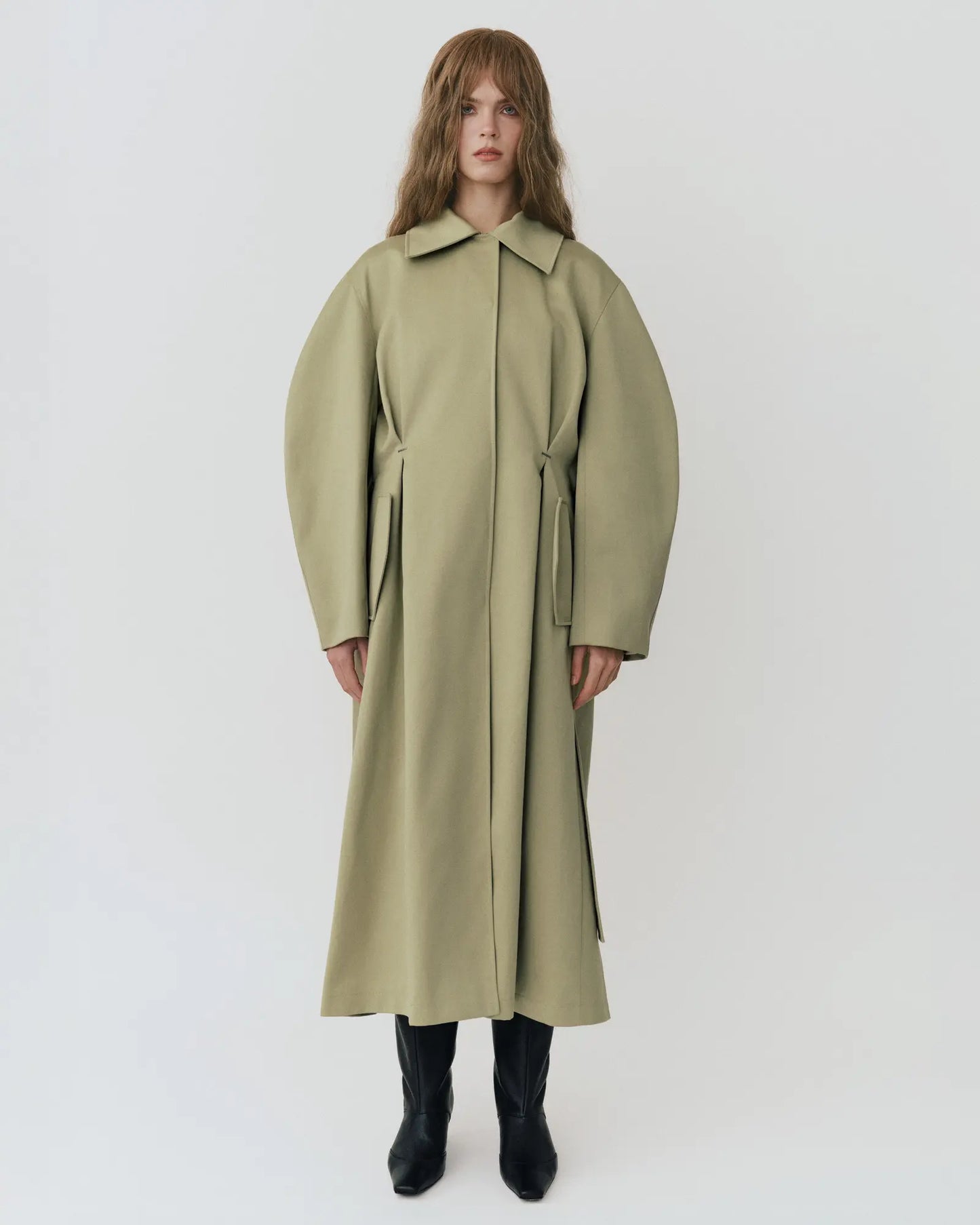 PISTACHIO TRENCH COAT №1