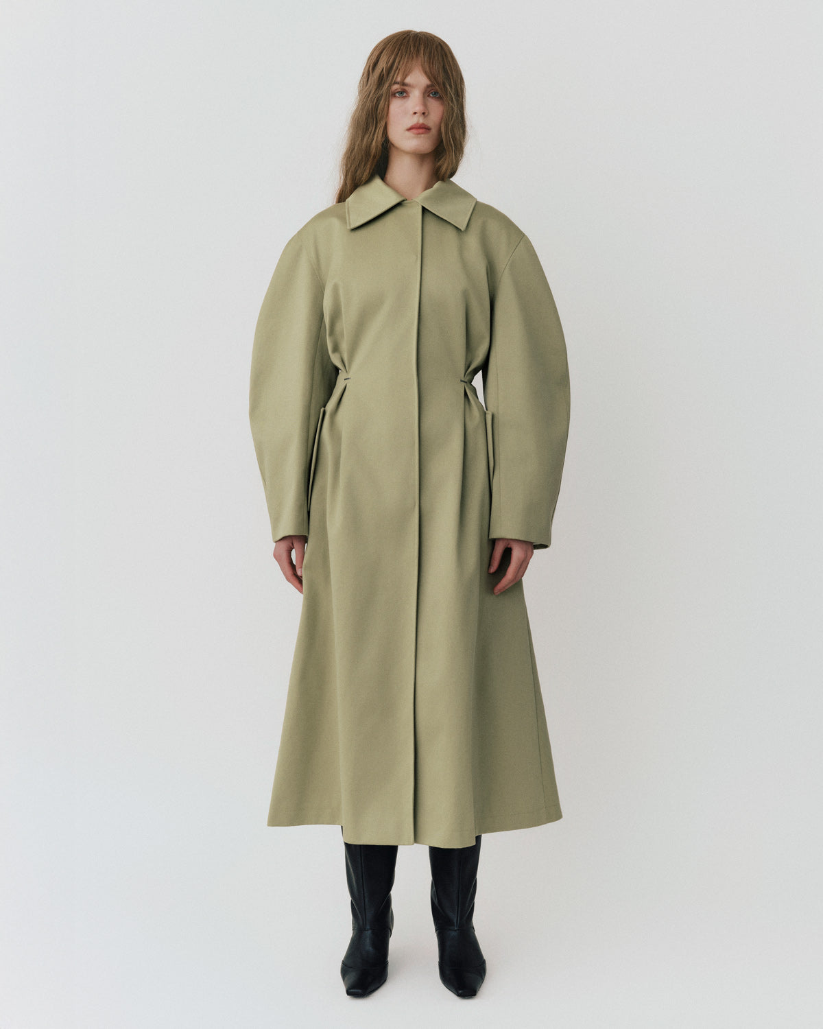 PISTACHIO TRENCH COAT №1
