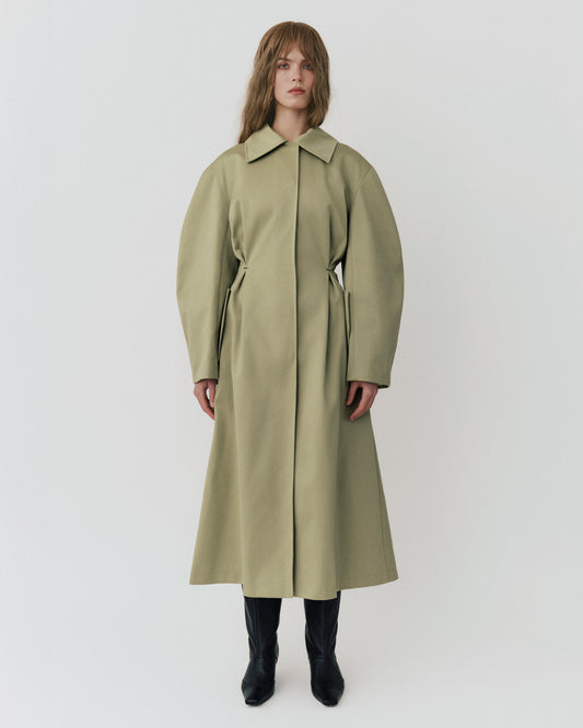 PISTACHIO TRENCH COAT №1