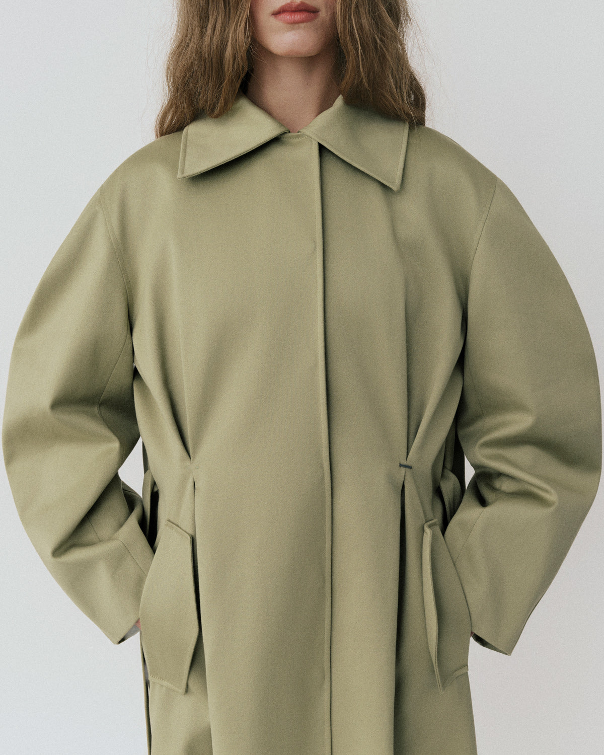 PISTACHIO TRENCH COAT №1
