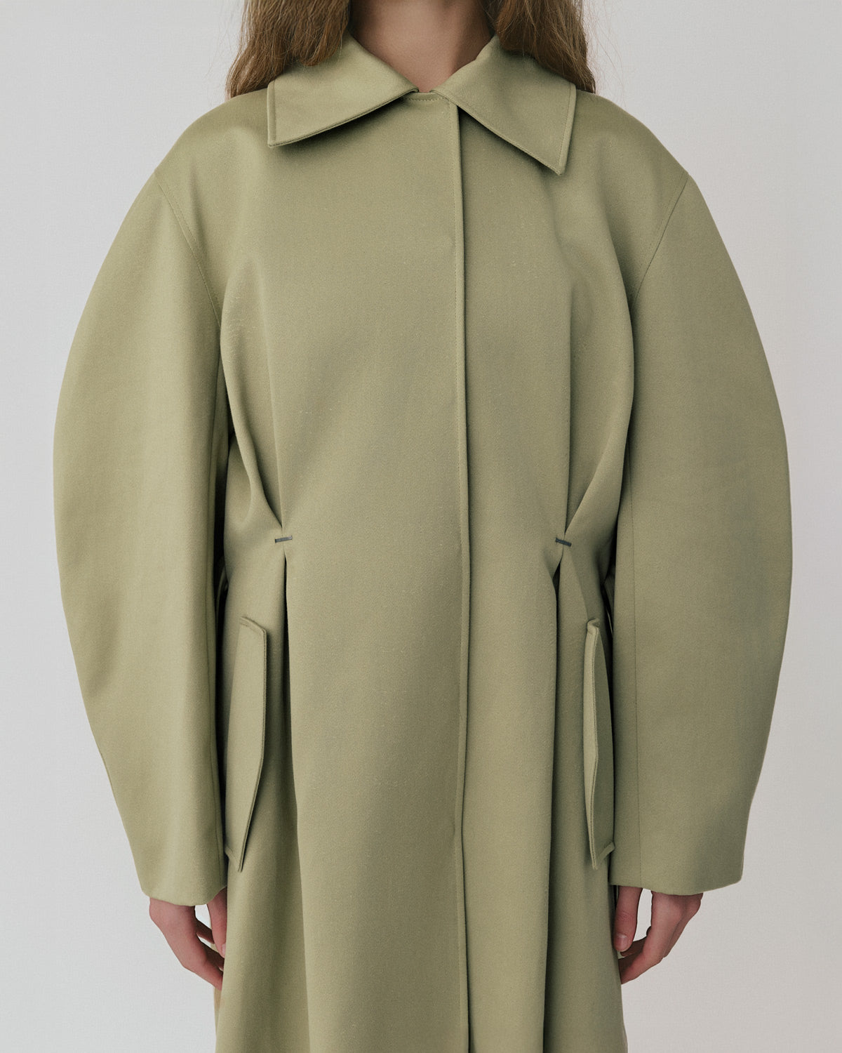PISTACHIO TRENCH COAT №1