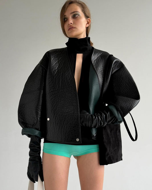 Flip Leather Jacket