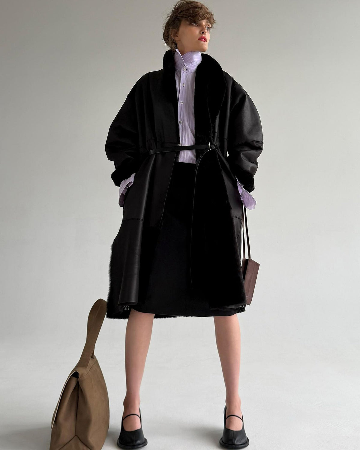 Her Shearling Coat