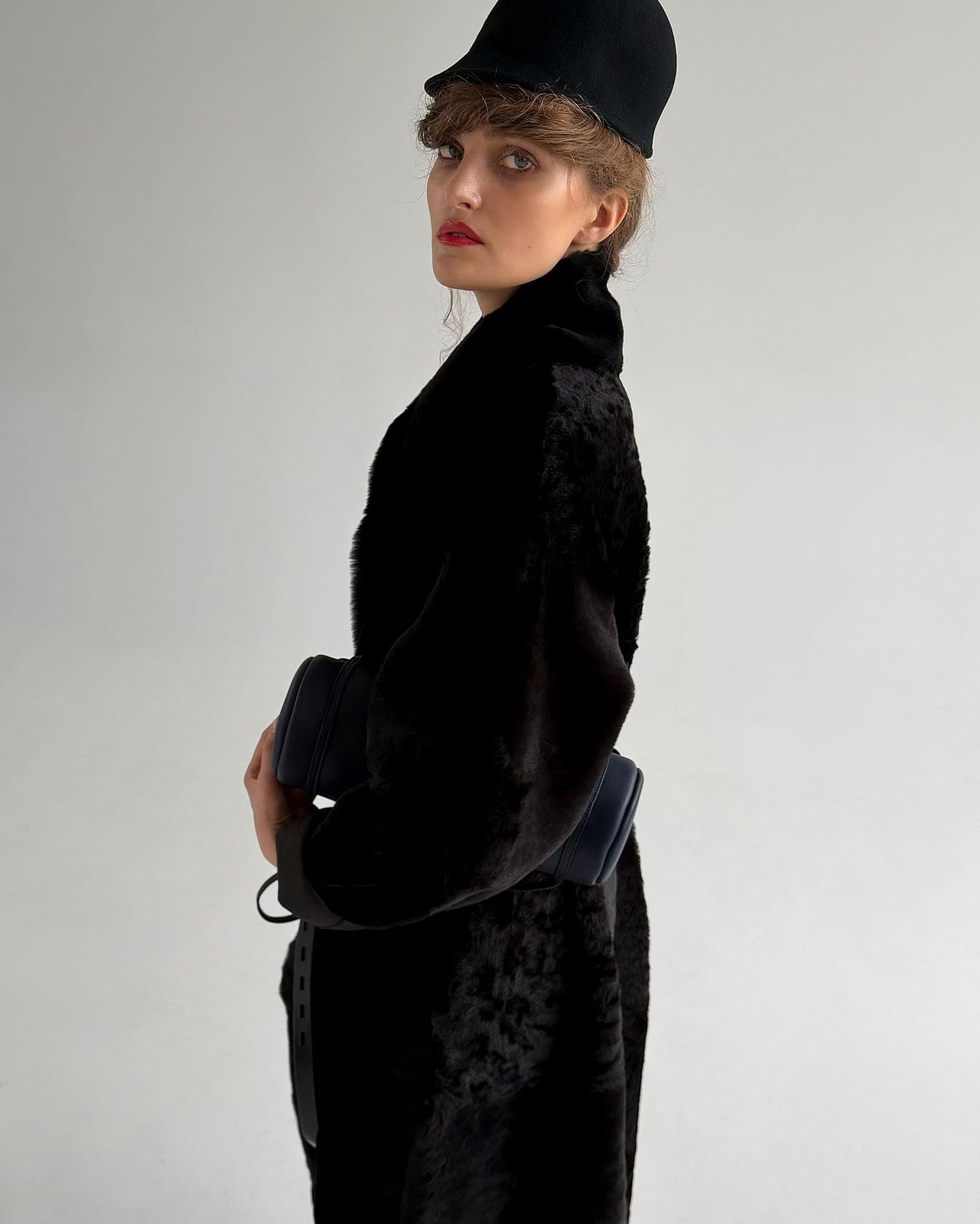 Her Shearling Coat