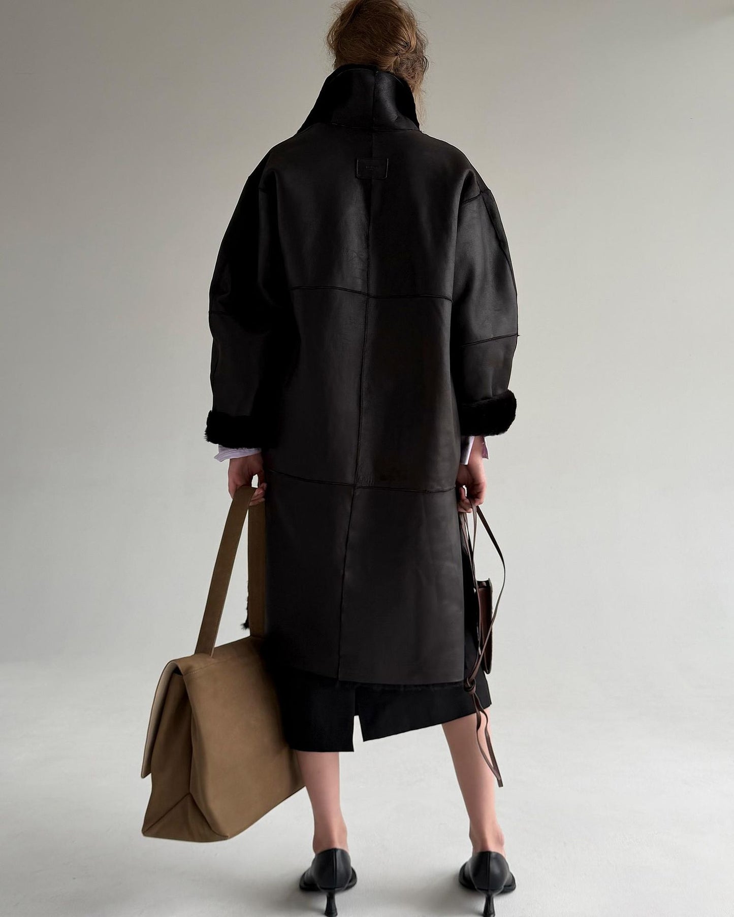 Her Shearling Coat