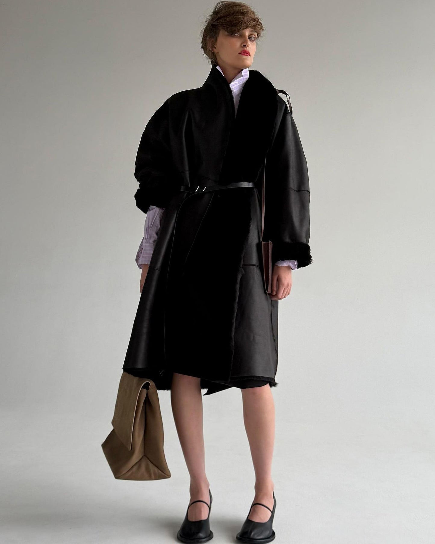 Her Shearling Coat