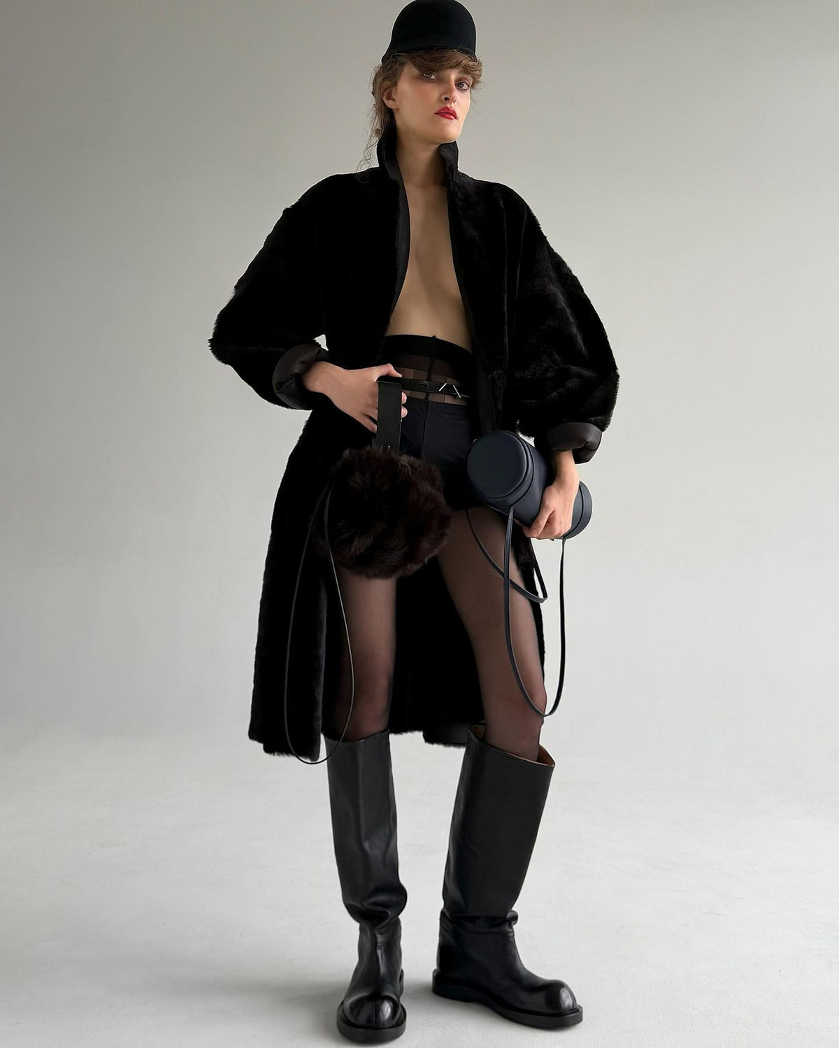Her Shearling Coat